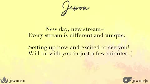 Jiwon online show from January 2025 09:27:01 AM