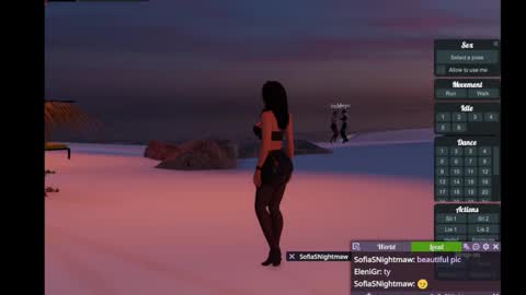 EleniGr online show from September 2025 07:19:02 PM