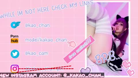 Snapshot of kao_chan chatting on April 2026 02:54:01 PM kakao chan online show from April 2026 02:54:01 PM