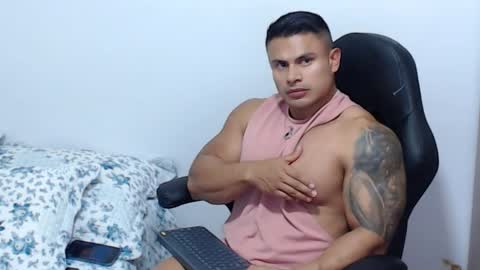 Snapshot of leo_muscleboy chatting on April 2026 10:59:01 PM Leo online show from April 2026 10:59:01 PM
