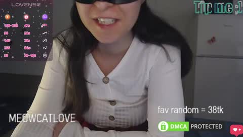 Snapshot of meowcatlove chatting on February 2025 08:34:01 PM meowcatlove online show from February 2025 08:34:01 PM