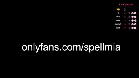 Mia  instagram miasspell online show from January 2025 10:48:01 PM