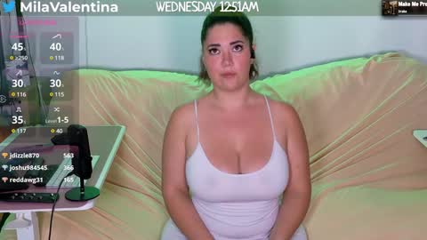 Snapshot of milavalentinax chatting on March 2025 04:51:02 AM Mila Valentina online show from March 2025 04:51:02 AM