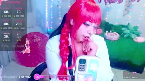 Snapshot of milkysakura chatting on February 2025 02:52:01 AM Abby Lilia online show from February 2025 02:52:01 AM