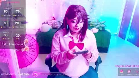 Snapshot of milkysakura chatting on February 2025 03:01:02 AM Abby Lilia online show from February 2025 03:01:02 AM