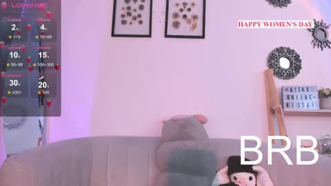 Aisha    birtthday show 15 noviembre online show from March 2025 08:45:02 PM