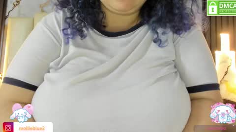 Snapshot of molliebue1 chatting on February 2025 03:10:01 PM Hey Guys Im Mollie online show from February 2025 03:10:01 PM