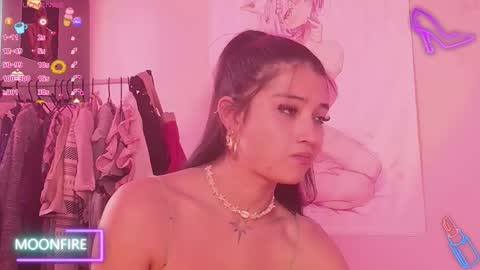 Snapshot of moonfiredance chatting on October 2025 07:48:01 PM Nicky  online show from October 2025 07:48:01 PM