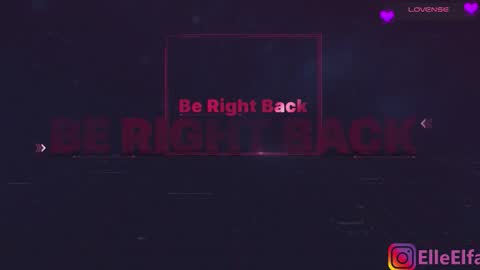 ElfaElle Im online .Wednesday Thursday Friday Saturday Sunday from 10pm to 2am  GMT3 online show from January 2026 04:23:02 PM