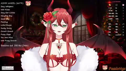 Snapshot of passionyx chatting on December 2024 01:26:01 AM Succubus Nyx online show from December 2024 01:26:01 AM