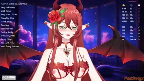 Snapshot of passionyx chatting on January 2025 05:58:02 AM Succubus Nyx online show from January 2025 05:58:02 AM