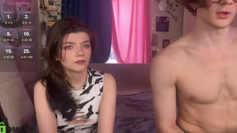 Snapshot of pocket_lovers chatting on February 2025 02:20:02 PM Cute Sofia and Handsome Richy online show from February 2025 02:20:02 PM
