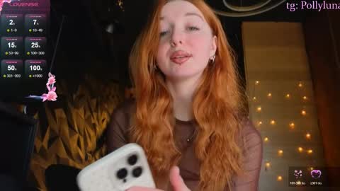 Snapshot of polly_luna chatting on April 2026 11:35:01 AM Polly online show from April 2026 11:35:01 AM