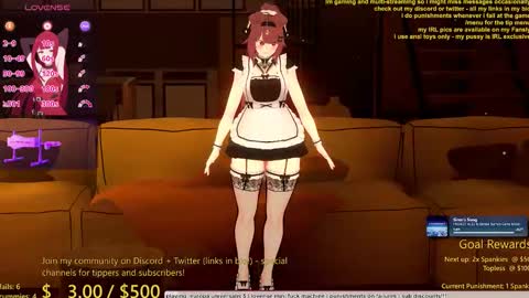 Snapshot of puppyinu chatting on November 2025 07:13:02 PM Inuyama Wanko online show from November 2025 07:13:02 PM