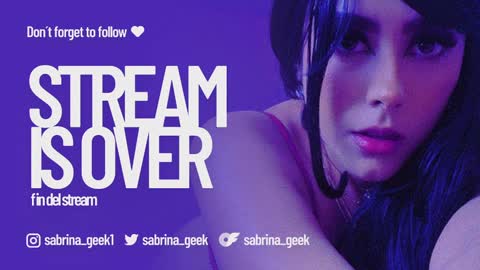 Snapshot of sabrina_geek chatting on December 2024 06:46:02 AM sabrina_geek online show from December 2024 06:46:02 AM