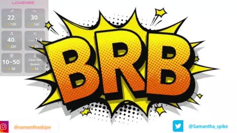 Snapshot of samantha_spike chatting on March 2025 04:06:02 PM Samantha online show from March 2025 04:06:02 PM