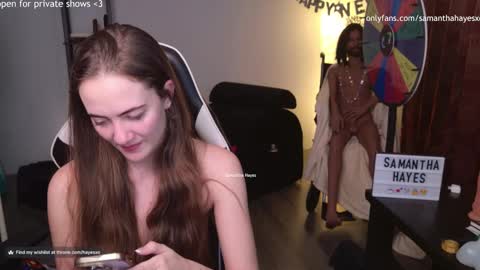 The Real Samantha Hayes haha  online show from January 2025 03:56:02 AM