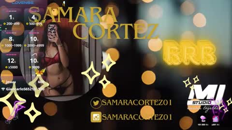 Snapshot of samaracortez chatting on January 2025 11:41:01 PM Sammy online show from January 2025 11:41:01 PM