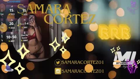Snapshot of samaracortez chatting on January 2025 10:45:01 PM Sammy online show from January 2025 10:45:01 PM