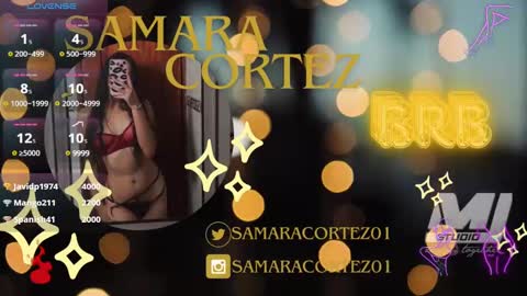 Snapshot of samaracortez chatting on February 2025 12:06:01 AM Sammy online show from February 2025 12:06:01 AM