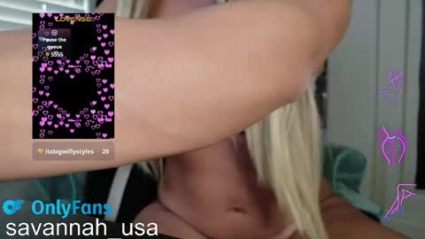 Onlyfans Savannah usa online show from January 2025 07:13:02 PM