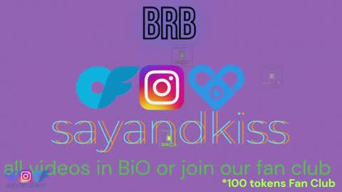 Say and kiss online show from May 2026 02:12:02 PM