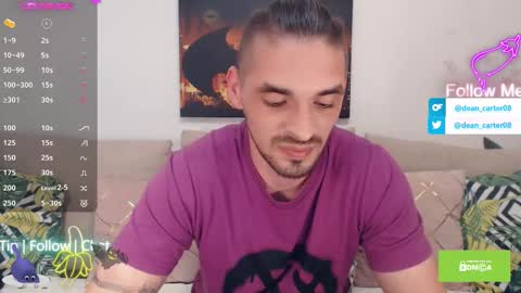 Snapshot of secret_sir chatting on September 2025 10:53:02 PM Dean Carter online show from September 2025 10:53:02 PM