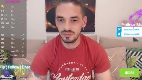Snapshot of secret_sir chatting on September 2025 10:22:02 PM Dean Carter online show from September 2025 10:22:02 PM