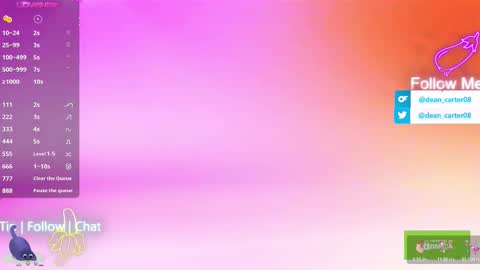 Snapshot of secret_sir chatting on October 2025 10:51:02 PM Dean Carter online show from October 2025 10:51:02 PM