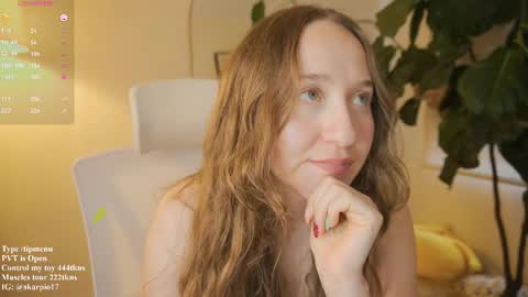 Snapshot of skarpio17 chatting on May 2026 08:47:01 PM Im Scarlett ONLINE 5pm-10pm NYC time online show from May 2026 08:47:01 PM