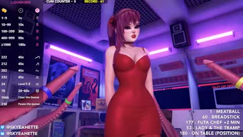 SkyeAnette online show from February 2026 02:19:01 AM