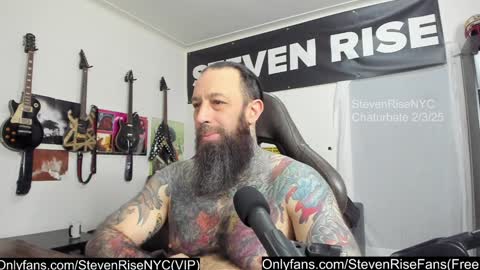 Snapshot of stevenrisenyc chatting on February 2025 12:44:01 PM StevenRiseNYC online show from February 2025 12:44:01 PM