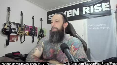 Snapshot of stevenrisenyc chatting on February 2025 01:27:01 PM StevenRiseNYC online show from February 2025 01:27:01 PM