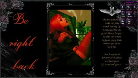 Snapshot of taste_of_grace chatting on March 2025 07:06:01 PM join my onlyfans Telegram channel online show from March 2025 07:06:01 PM