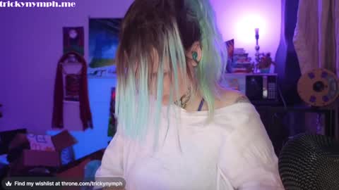 Snapshot of tricky_nymph chatting on December 2024 05:59:01 AM Cassie online show from December 2024 05:59:01 AM