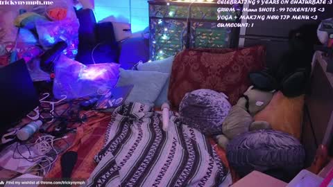 Snapshot of tricky_nymph chatting on December 2024 01:29:02 AM Cassie online show from December 2024 01:29:02 AM