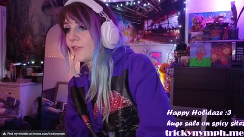 Snapshot of tricky_nymph chatting on December 2024 06:17:02 AM Cassie online show from December 2024 06:17:02 AM