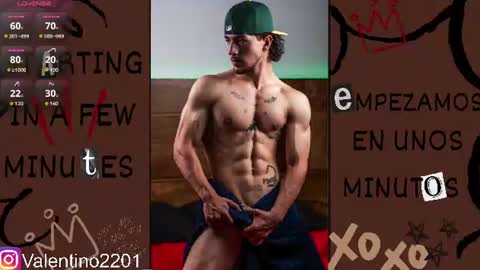 Snapshot of valentino_2201 chatting on August 2026 12:21:01 AM Valentino - 15 OFF valentino2201 online show from August 2026 12:21:01 AM