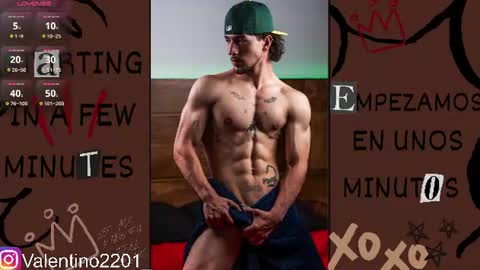 Snapshot of valentino_2201 chatting on August 2026 05:09:01 AM Valentino - 15 OFF valentino2201 online show from August 2026 05:09:01 AM