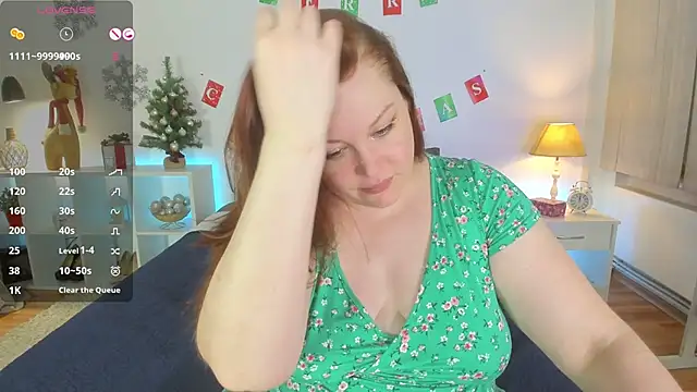 CutieGinger online show from January 2025 11:15:01 PM