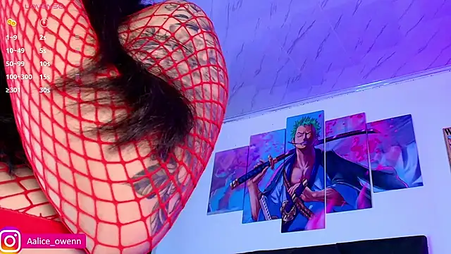 Snapshot of Aliceowenn chatting on October 2025 09:22:01 PM Aliceowenn online show from October 2025 09:22:01 PM