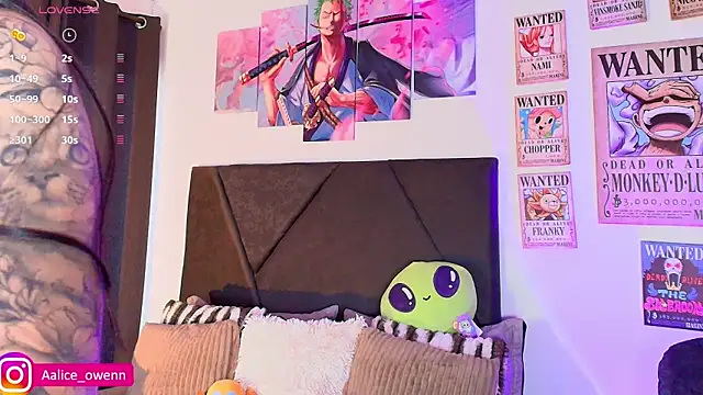 Snapshot of Aliceowenn chatting on February 2026 09:08:01 PM Aliceowenn online show from February 2026 09:08:01 PM