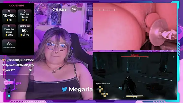 MegariaB online show from January 2025 07:38:02 AM