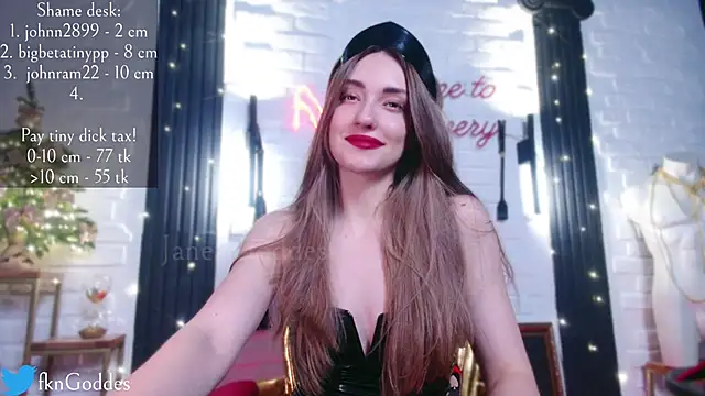 Snapshot of Jane_Goddess chatting on January 2025 06:38:02 PM Jane Goddess online show from January 2025 06:38:02 PM