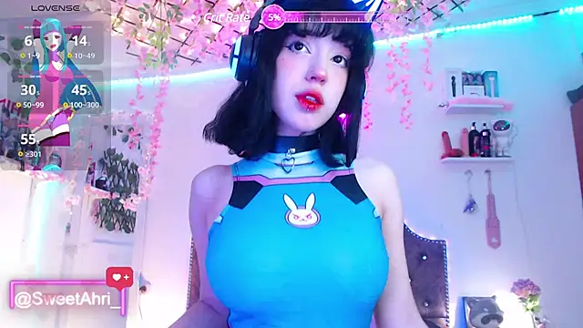 SweetAhri online show from March 2025 10:55:02 PM