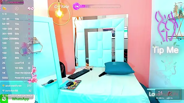 Alanna hot3 online show from February 2025 11:17:01 PM