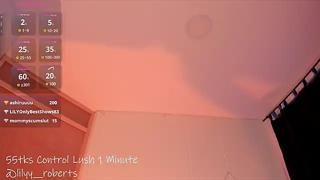 Snapshot of LilyRobertts chatting on February 2025 06:31:01 AM LilyRobertts online show from February 2025 06:31:01 AM