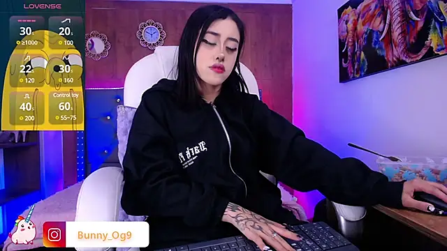 Bunny O online show from February 2025 08:22:01 PM