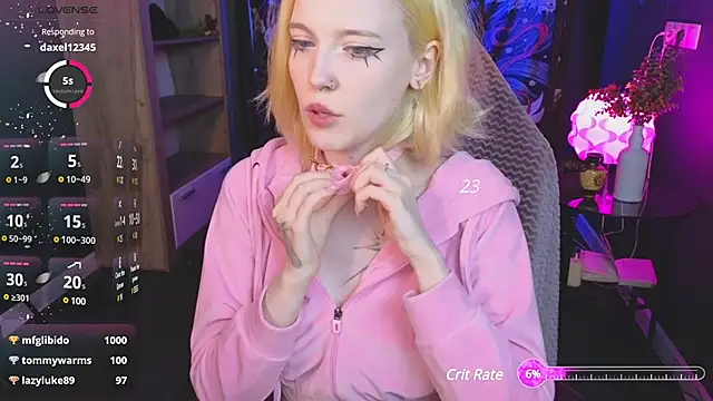 Snapshot of Crackling_Tatii chatting on December 2024 12:16:01 AM Crackling Tatii online show from December 2024 12:16:01 AM