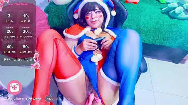 MilkyXSakura online show from January 2025 05:41:01 AM